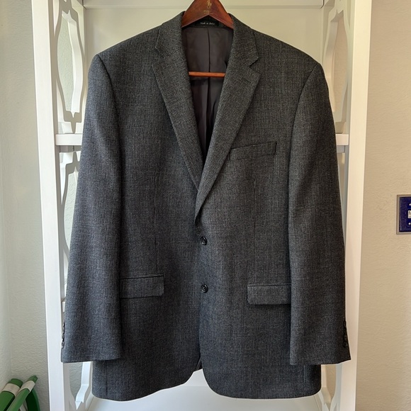 Lauren Ralph Lauren Wool Suit Jacket Blazer Altered Mens Size 44L - Picture 1 of 12